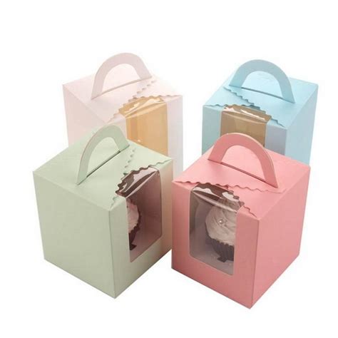 Cupcake Boxes Clear Cupcake Boxes Clear Window Boxes Candy Box