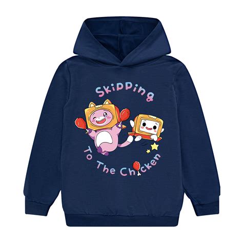 Lankybox Foxy Boxy Kids Hoodie Lankybox Merch