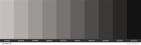 Shades Of Pale Slate Color C BEBB Hex ColorsWall