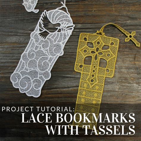 Make Lace Bookmarks With Tassels With This Tutorial From Embroidery