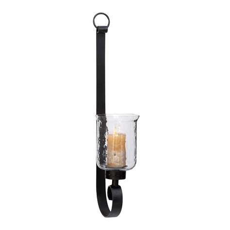 4.5 out of 5 stars (264) $ 59.99 free. Litton Lane 31 in. Wrought Iron Candle Sconce with Glass ...