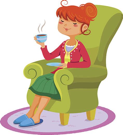 Woman Drinking Tea Illustrations Royalty Free Vector Graphics And Clip Art Istock
