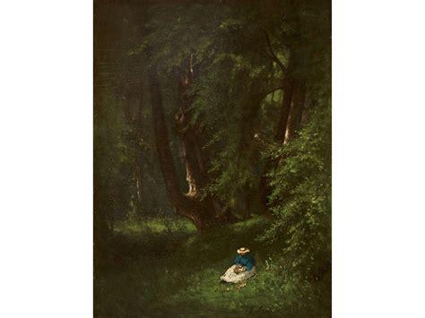 George Inness In The Woods 1866 Giclee Fine Art Print Etsy Fine