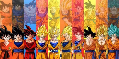 Todas Las Fases De Goku Anime Dragon Ball Super Dragon Ball Goku