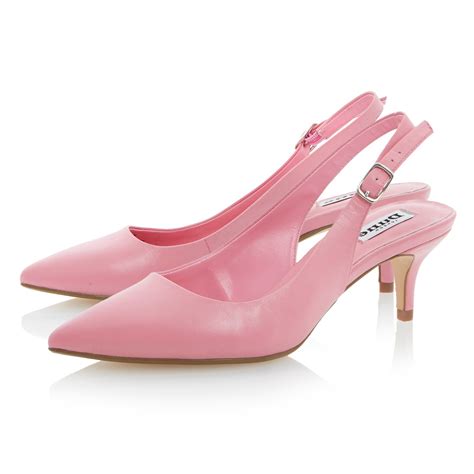 Dune Cathryn Slingback Court Shoes In Pink Lyst