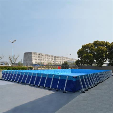 China 12m X 36m Large Size Intex Metal Frame Swimming Pool