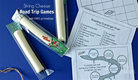 String Cheese Wrapper Road Trip Games