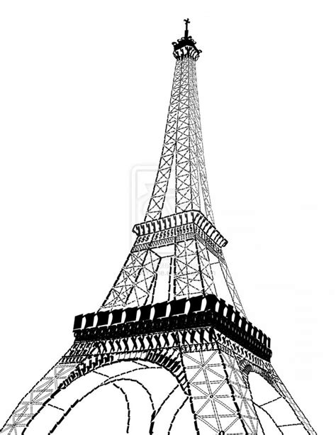 Eiffel Tower Drawing Sketch At Explore Collection