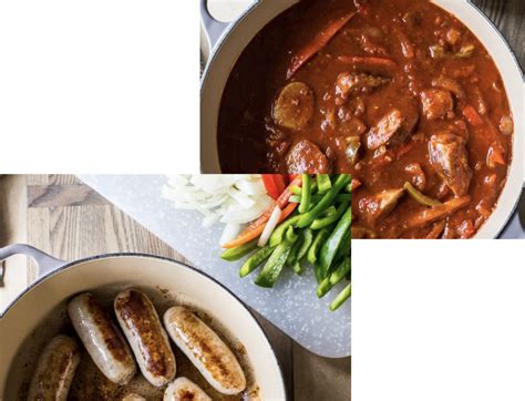 We offer as many locally caught seafood dishes as possible. Recipe: Savory Italian Sausage and Peppers With Marsala ...