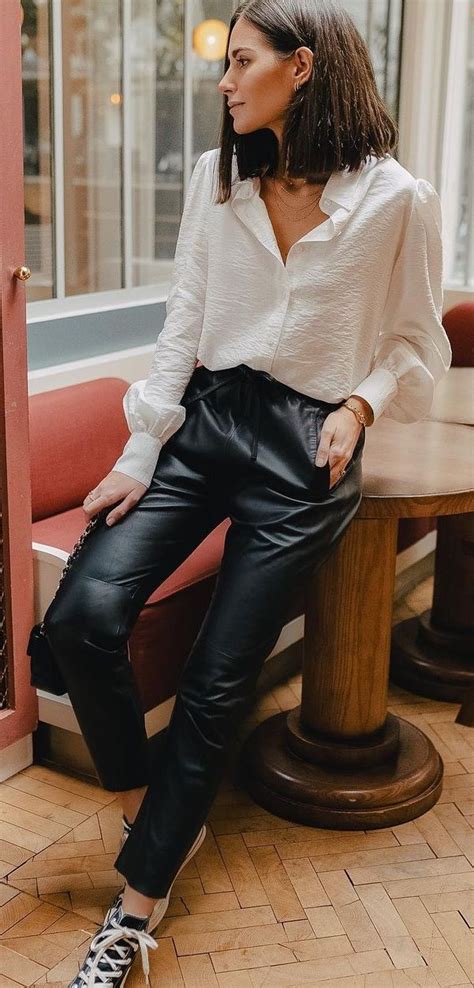 Leather Pants 10 Ways To Rock These Bottoms This Season In 2021
