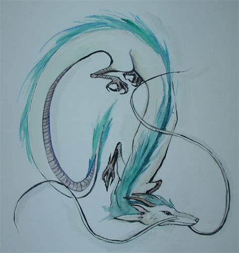 The Dragon In Spirited Away Hiyayo Miyazaki Sketches