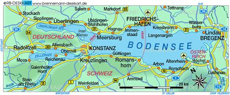 Besonders die wachablösung ist hier ein. Deutschland Bodensee Karte | Karte 2020