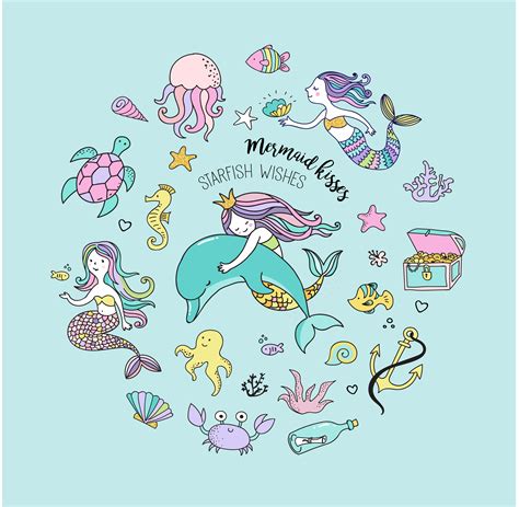 Under The Sea Mermaid Wall Mural Murals Your Way
