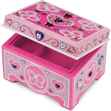Melissa And Doug Jewelry Box In White Toyco
