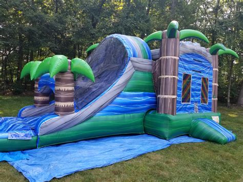 This Aloha Package 2 Contains Our Tiki Bounce House And Tiki Combo Wet Dry