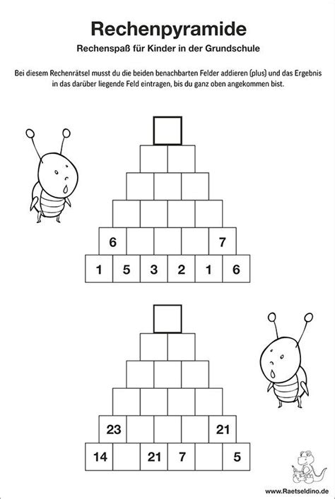 Lernstubchen multiplication bingo multiplication bingo. Rechenpyramide für Kinder in der Grundschule | Piramides ...
