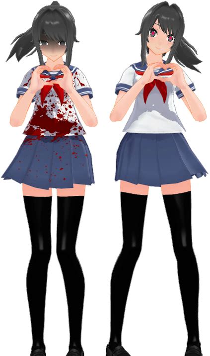 Download Photo Mmd Model Ayano Aishi Full Size Png Image Pngkit