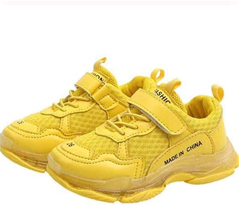 Children Sneakers Solid Color Breathable Kids Low Top Mesh Trainers