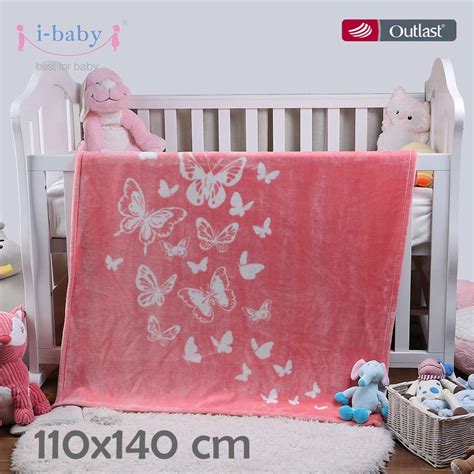 I Baby Luxury Ultra Soft Plush Baby Blanket Super Warm
