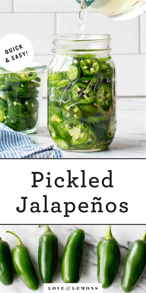 Pickled Jalapeños Recipe Love And Lemons