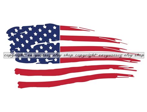 United States Distressed Torn Ripped Flag America American Usa Etsy Uk