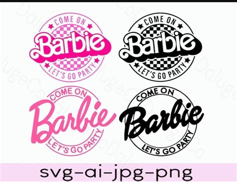 Barbie Svgs And Pngs Bundle Doll Svgs And Pngs Logo Cricut Etsy