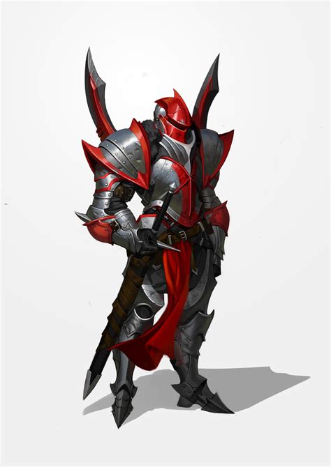 Artworkj5oez Red Knight Fantasy