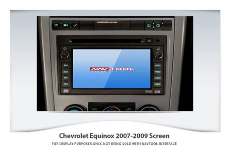 Chevrolet Equinox 2007 2009 Navigation Video Interface