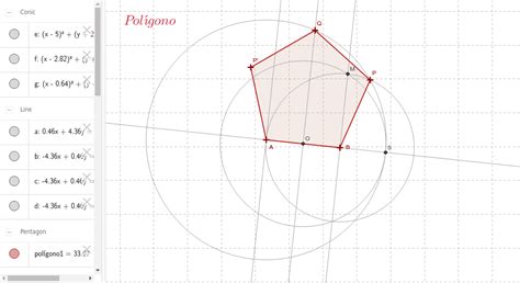 Pentágono Geogebra