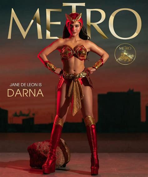 Look Actress Jane De Leon Strikes A Pose In The Darna Costume For The