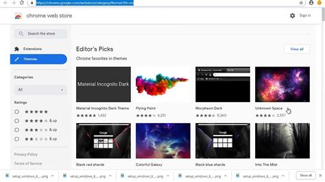 Visit the chrome web store and open the themes section. Change Google Chrome themes quickly - YouTube