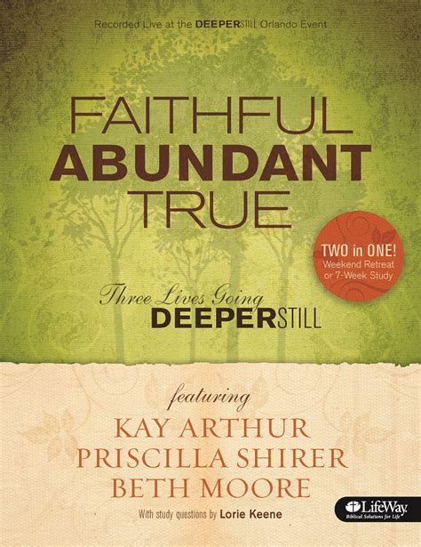 Faithful Abundant True Workbook | Going Beyond Ministries