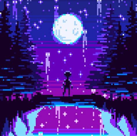 Pin By Nayeli Ramirez Santillan🦋 On Aesthetics Pixel Art Landscape