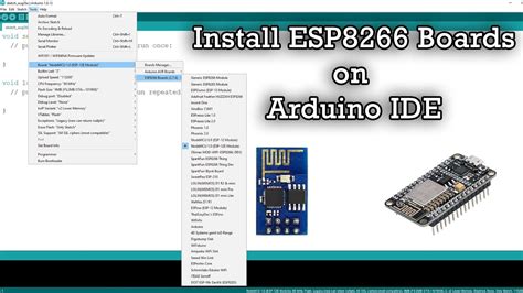 How To Install Esp Boards On Arduino Ide Iot Youtube