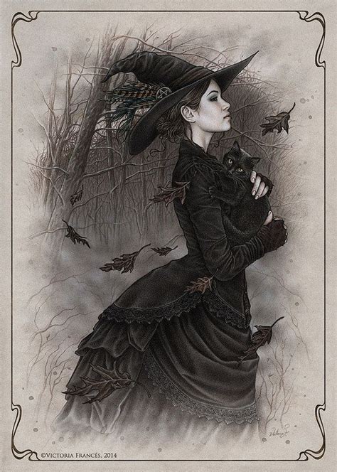 21 Halloween Art Vintage Witch Witch Art