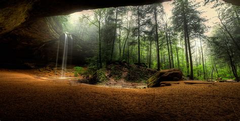 Jungle Cave Forest Nature Pioneer Red Hd Wallpaper Peakpx
