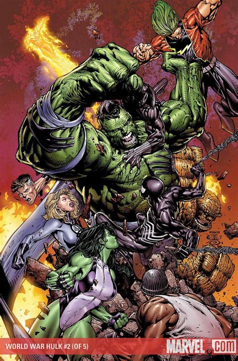 World War Hulk Hulk Vs The Avengers By David Finch Grafis