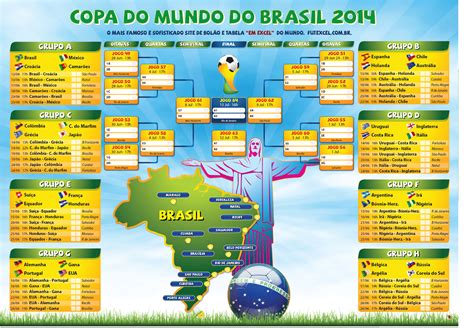 Entrevistas Do Ouverney Tabela Completa Da Copa Do Mundo Dos Jogos Do
