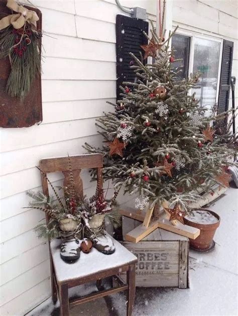 30 Stunning Winter Porch Decor Ideas That You Will Like Country