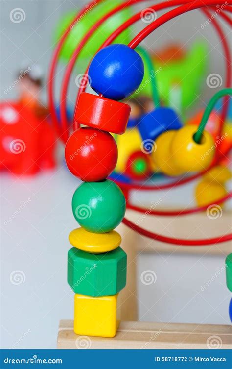 Bead Roller Coaster Stock Photo Image Of Bead Wooden 58718772