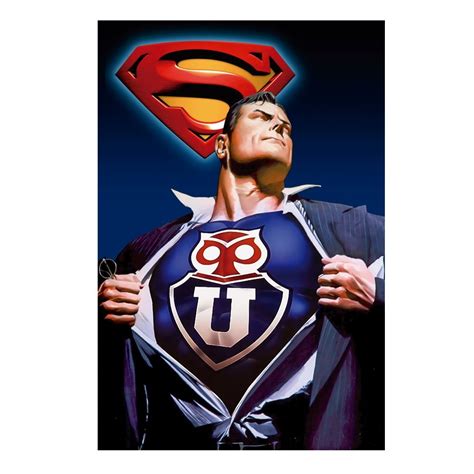 The university of chile (spanish: U De Chile 2018 Superman - Posters Adhesivos Gigantes ...