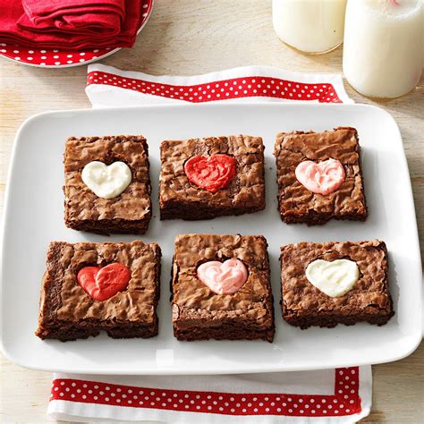 Valentine Heart Brownies Recipe Taste Of Home