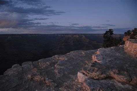 Dusk Grandeur Point Grand Canyon Arizona