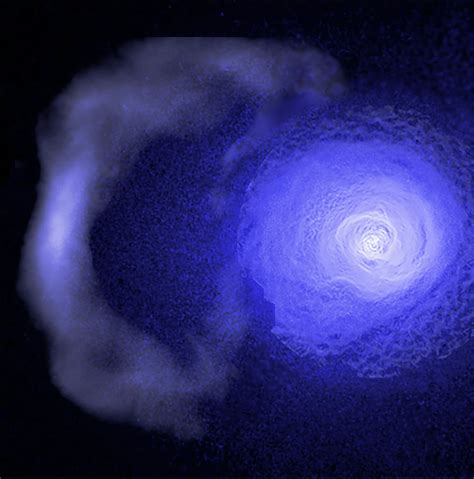 Perseus Galaxy Cluster Has 5 Billion Year Old Cold Front X Ray