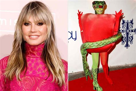 heidi klum says she always did her own makeup in the early years of her iconic halloween bashes