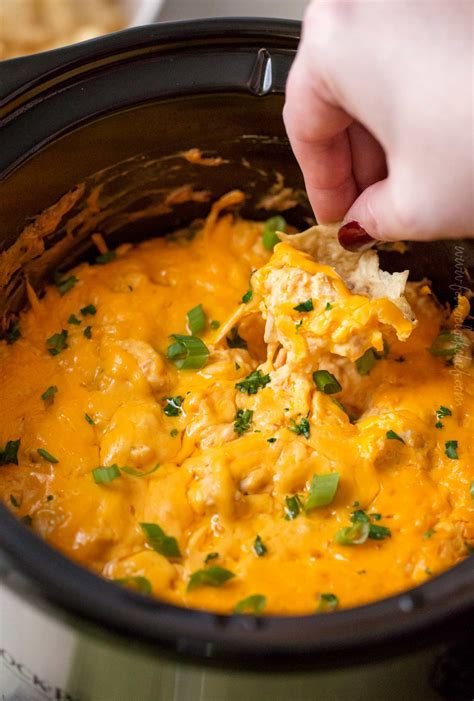 Buffalo Chicken Dip Crockpot Recipe The Chunky Chef