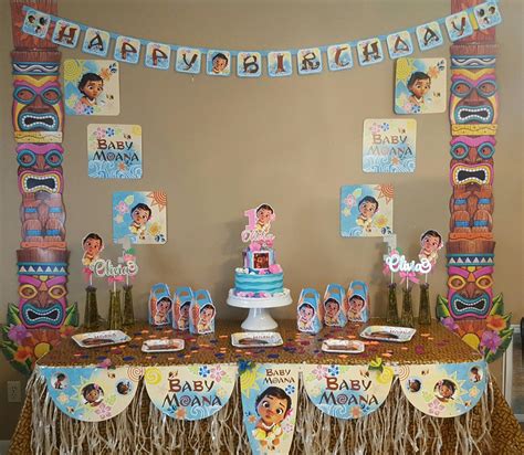 20 Baby Moana Themed Birthday Party