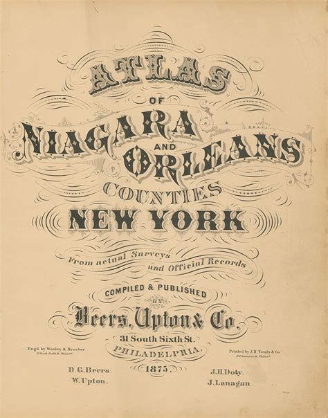 Porter New York 1875 Map Replica Or Genuine Original Etsy