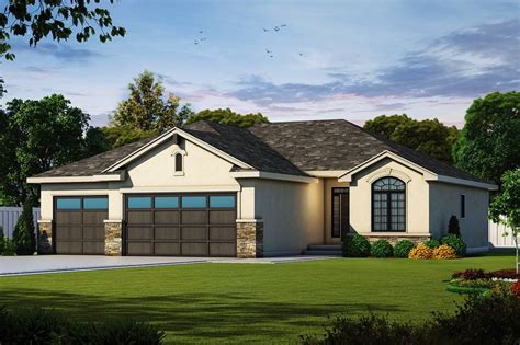 Ranch Style House Plan - 3 Beds 2 Baths 1676 Sq/Ft Plan #20-2321