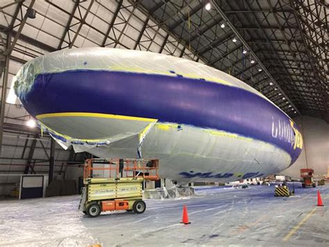 Goodyear Tire And Rubber Cos Newest Zeppelin Not Blimp Will Take To